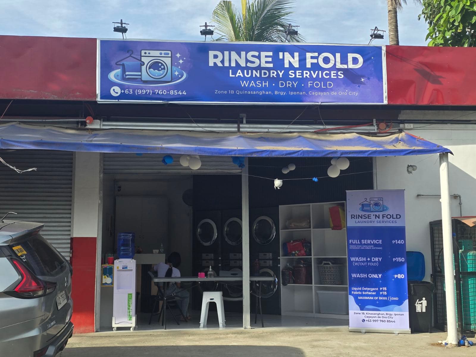 Rinse 'N Fold Laundry Services storefront in Cagayan de Oro
